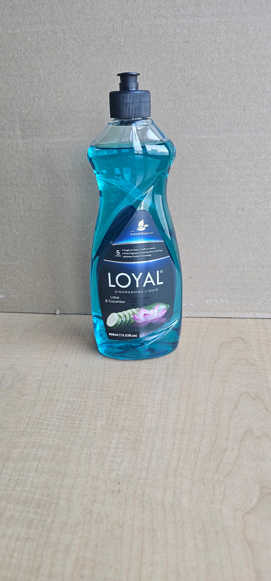 LOYAL Dishwasher Liquid lotus  Cucumber 13.52 oz 12 pack