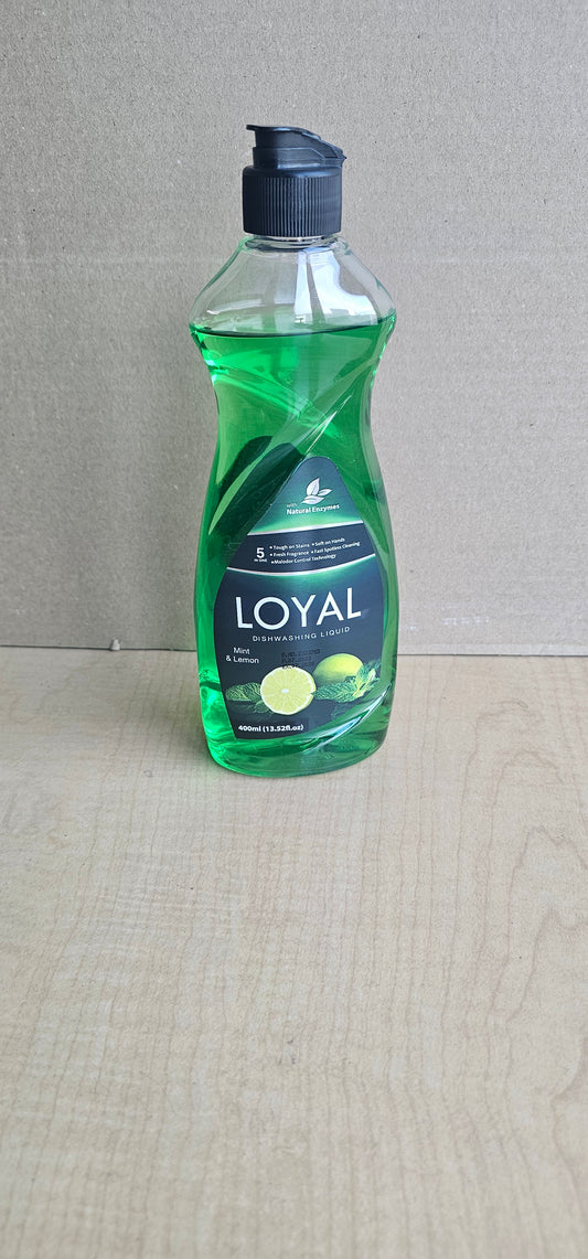 LOYAL Dishwasher Liquid Mint lemon 13.52 oz 12 pack