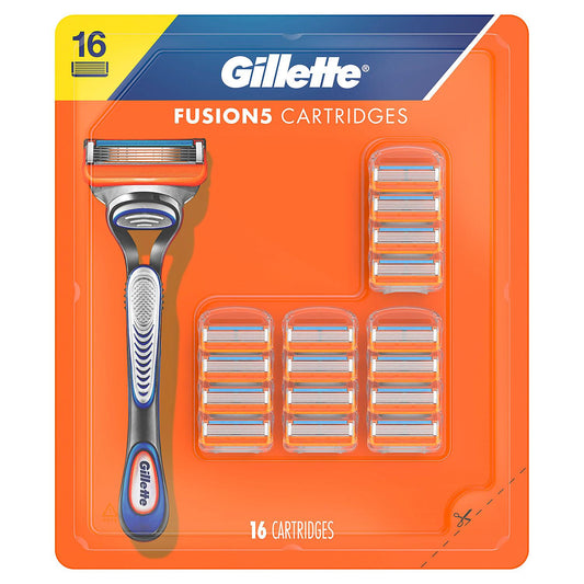 Gillette Blade Refill - Fusion5 - 16 Cartridges - 6 Pack