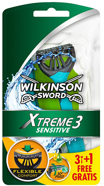 Wilkinson Disposable Razors - Xtreme3 Sensitive - 4 Ct - 10 Pack