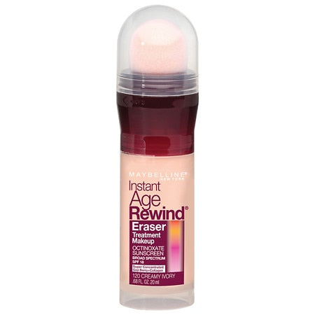 Maybelline Foundation - Mny Smooth Result/Age Rewind - #120 Creamy Ivory - 6 Pack