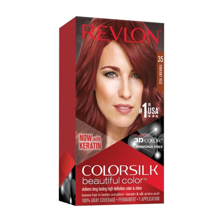 Revlon Hair Color - Color Silk - #35 Vibrant Red  - 12 Pack