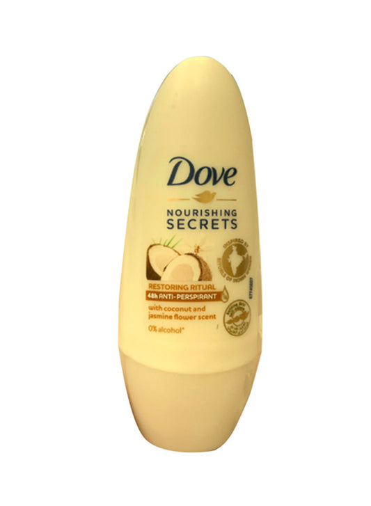 Dove Roll On - Coconut & Jasmine - 50 Ml - 12 Pack