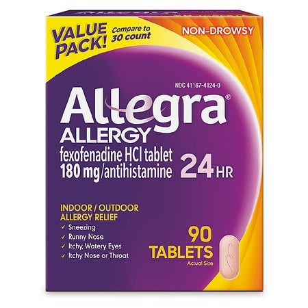 Allegra - Tablets - 90 Ct - 1 Pack