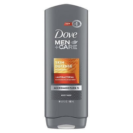 Dove Body Wash - Men - Skin Defense - 18 Floz - 4 Pack