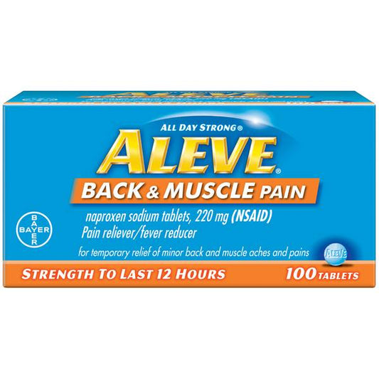 Aleve - Tablets - Back And Muscle Pain - 90 Ct - 1 Pack