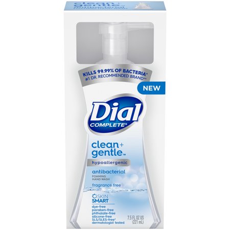 Dial Foaming Hand Wash - Fragrance Free - 7.5 Oz - 8 Pack