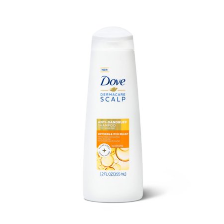 Dove Shampoo - Dermacare Dryness And Itch Relief - 12 Floz - 6 Pack