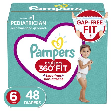 Pampers Diapers - Cruisers - Size 6 - 48 Ct - 1 Pack