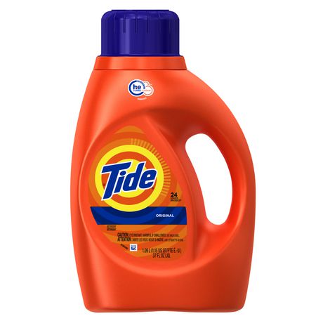 Tide - Liquid Detergent - Original He - 37 Floz - 6 Pack