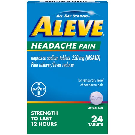 Aleve - Tablets - Headache Pain - 24 Ct - 1 Pack