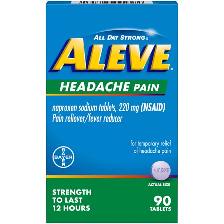 Aleve - Tablets - Headache Pain - 90 Ct - 1 Pack