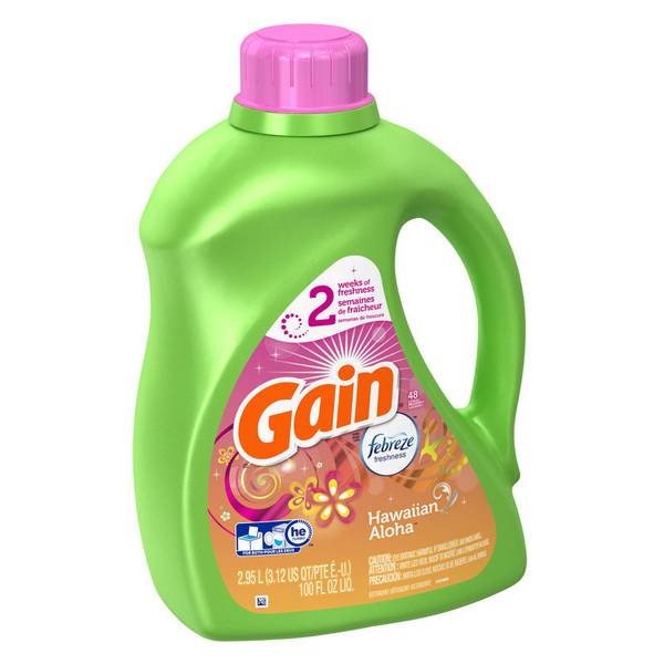 Gain Liquid Detergent - Hawaiian Aloha - 92 Floz - 4 Pack