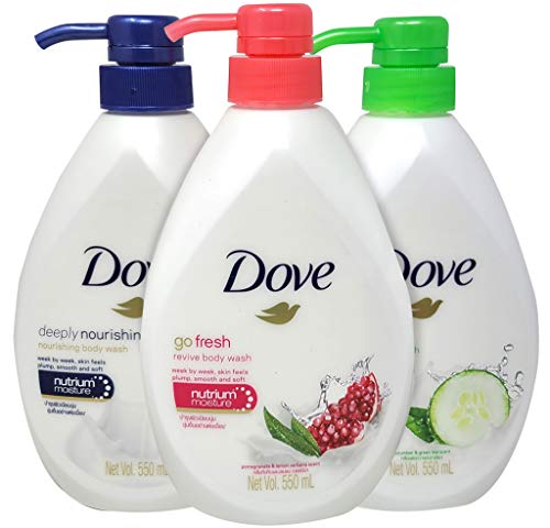 Dove Body Wash - Go Fresh Revive - 550 Ml - 12 Pack