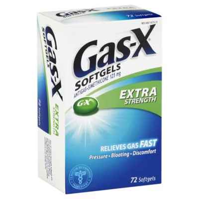 Gas-X - Extra Strength - 72 Soft Gels - 1 Pack