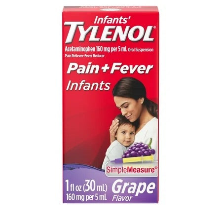 Tylenol - Infants Rape Flavor 1 Fl Oz - 1 Pack