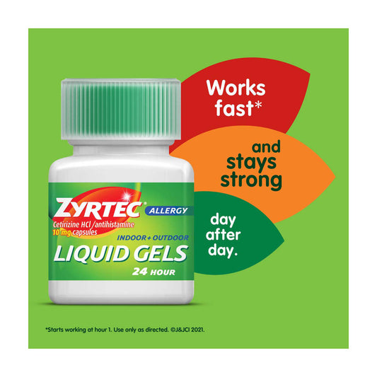 Zyrtec - Liq Gel 12 Ct 6/4 - 1 Pack