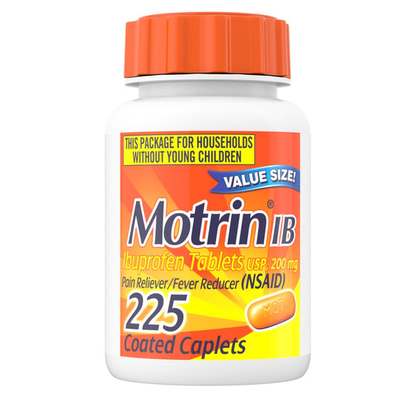 Motrin - Ib Caplets 225 Ct - 1 Pack