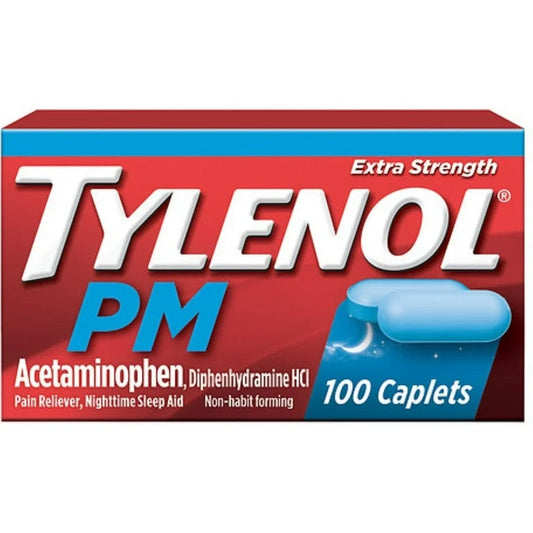 Tylenol - Pm 100 Caplets - 1 Pack