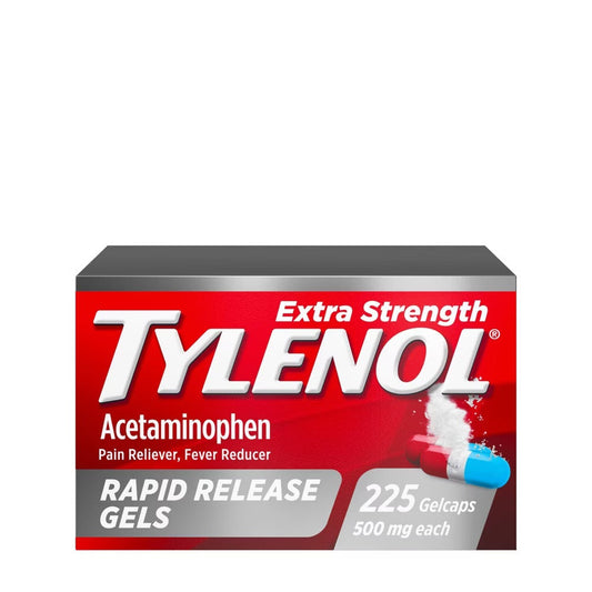 Tylenol - Extra Strength Rapid Release Gels 225 Gelcaps - 1 Pack