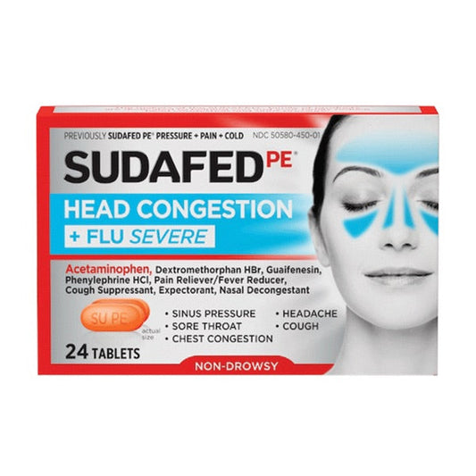 Sudafed - Pe 24 Ct - 1 Pack