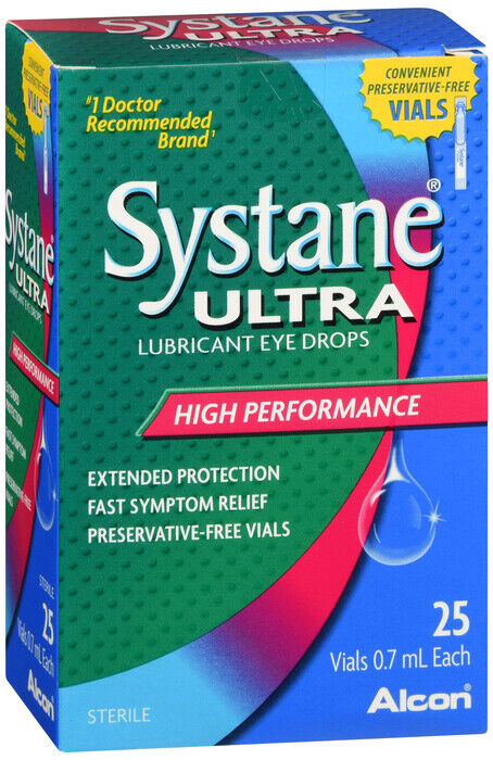 Systane Eye Drops - Eye Drops Vials - 25 Vials - 24 Pack