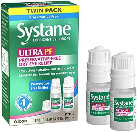 Systane Eye Drops - Ultra Pf Twin Pack 2-0.34 Fl Oz Bottles - 24 Pack