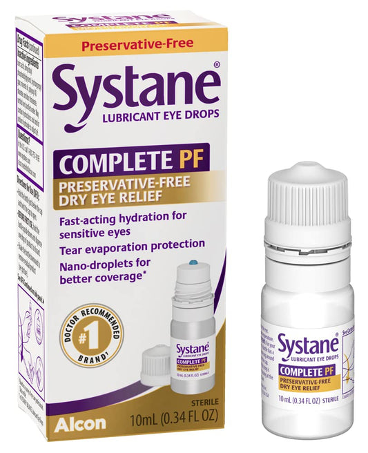 Systane Eye Drops - Complete Pf Preservative Free Dry Eye Relief Eye Drops - 1 Pack