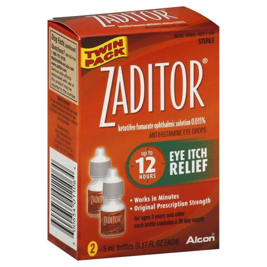 Zaditor - Twin Pack Eye Itch Relief 2X5Ml - 24 Pack