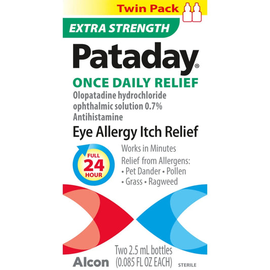 Pataday Allergy - Pataday Once Daily Relief Eye Allergy Relief - 2.5 Ml - Twin Pack - 1 Pack