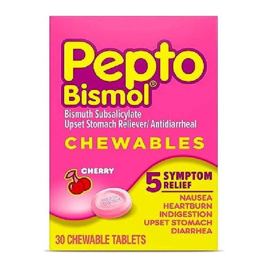 Pepto Bismol - 30 Tabs Cherry - 1 Pack