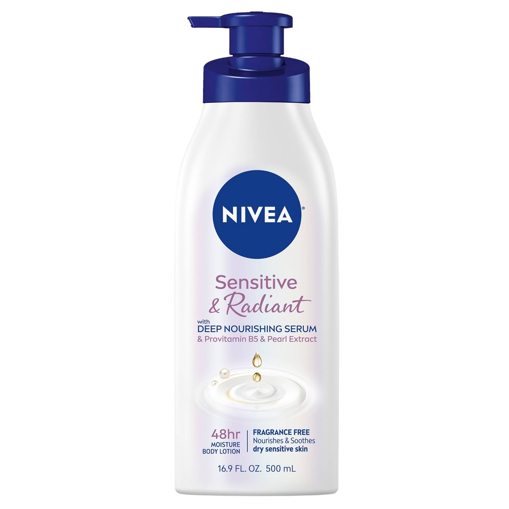 Nivea Body Lotion - Sensitive & Radiant - 16.9 Floz - 1 Pack