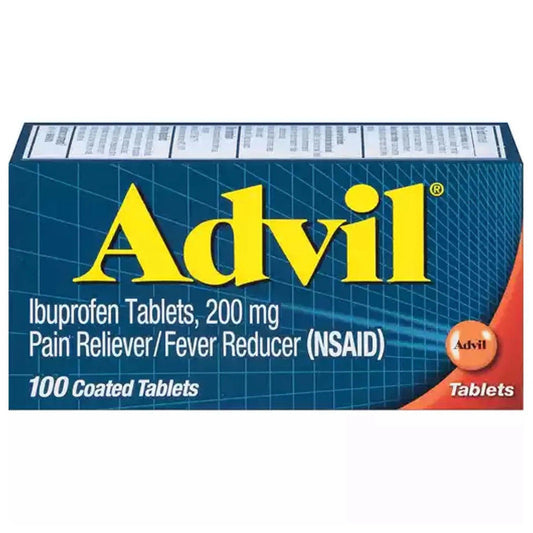 Advil - Coated Tablets - 100 Ct - 1 Pack