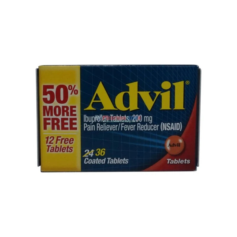 Advil - Tablets - Bonus - 36 Ct - 1 Pack