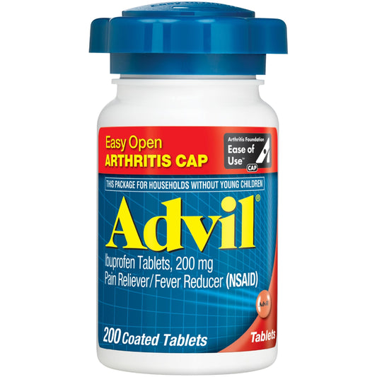 Advil - Tablets - Arthritis Cap - 200 Ct - 1 Pack