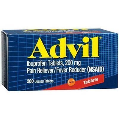 Advil - Coated Tablets - 200 Ct - 1 Pack