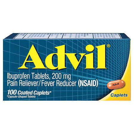 Advil - Caplets - 100 Ct - 1 Pack