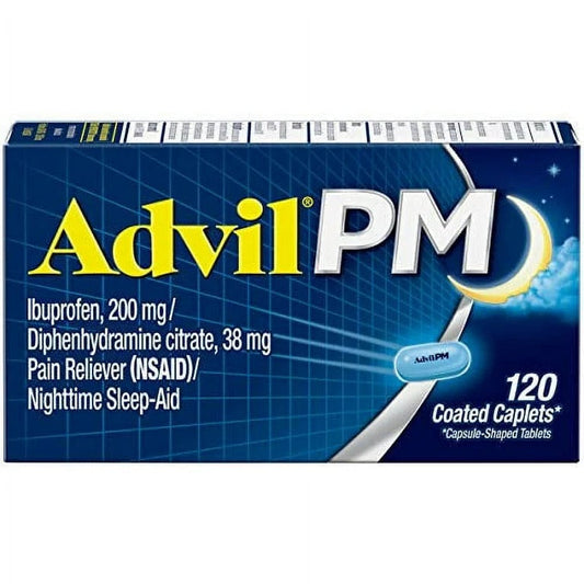 Advil - Coated Caplets - Pm - 120 Ct - 1 Pack