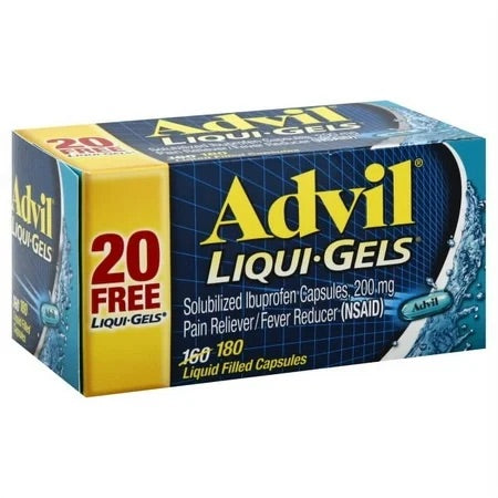 Advil - Liqui-Gels - Bonus - 180 Ct - 1 Pack