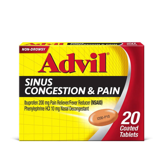 Advil - Sinus Congestion & Pain - 20 Ct - 1 Pack