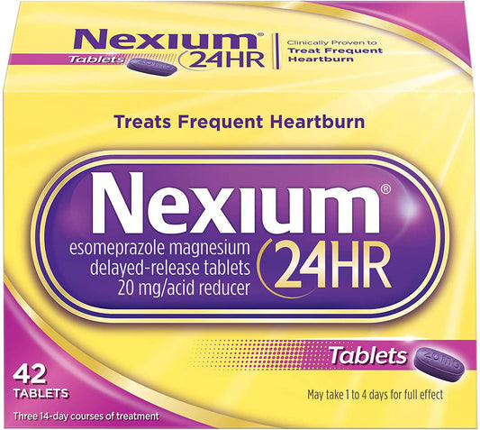 Nexium - 24 Hours 42 Tabs - 1 Pack