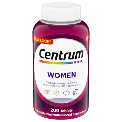 Centrum Multivitamin - Women - 200 Tablets - 1 Pack