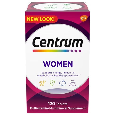 Centrum Multivitamin - Women - 120 Tablets - 1 Pack