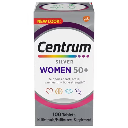 Centrum Multivitamin - Silver Women 50+ 100 Tablets - 1 Pack