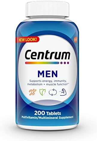 Centrum Multivitamin - Men - 200 Tablets - 1 Pack