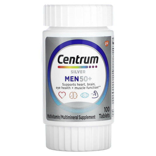 Centrum Multivitamin - Men Silver Men 50+ 100 Tablets - 1 Pack