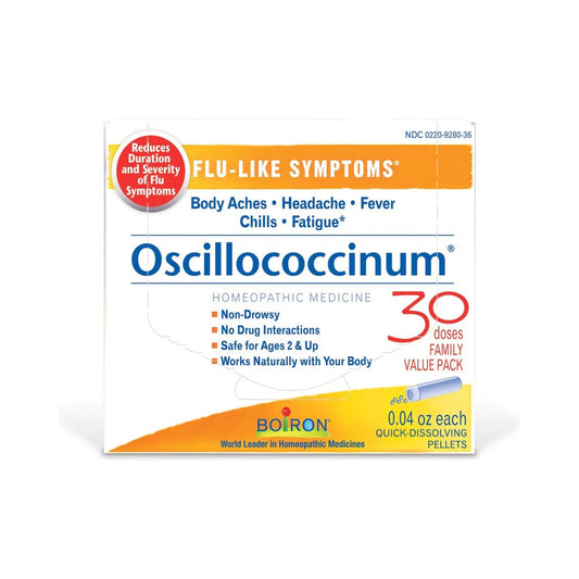 Oscillococcinum Flu - 30 Doses Family Value Pack 0.04 Oz Each - 1 Pack