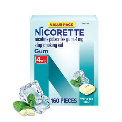 Nicorette - White Ice Mint 4Mg/160Ct - 12 Pack