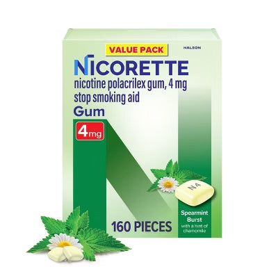 Nicorette - Spearmint 4 Mg 160 Ct - 12 Pack