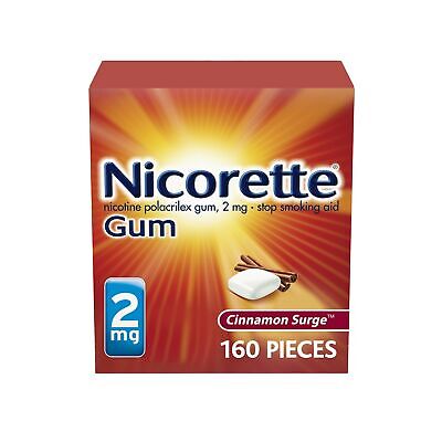 Nicorette - Cinnamon 2Mg/160Ct - 12 Pack